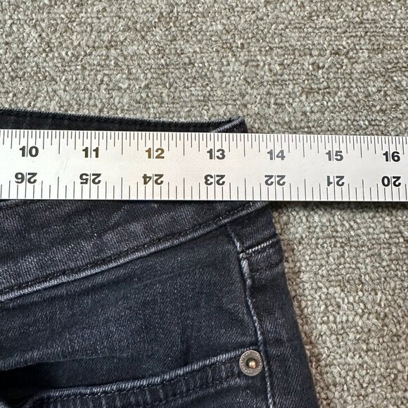 Lafayette 148 New York Women's Mercer Denim Skinny Jeans Black Gray Size 26 - Picture 3 of 7